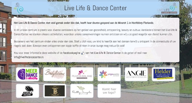 Webdesign / Webdevelopment livelifedancecenter.nl
